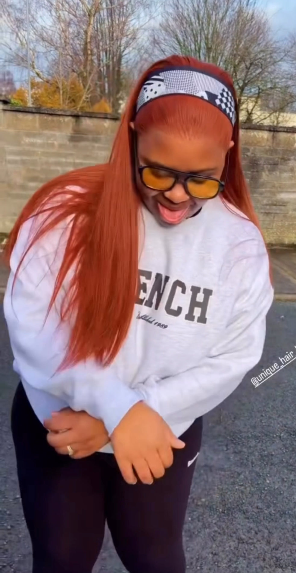 Ginger brown straight