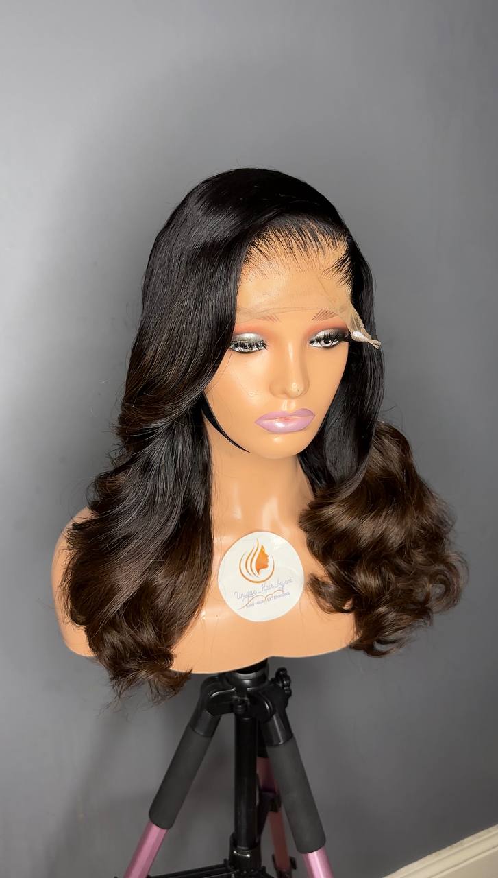 6X6 (GLUELESS WIG) SWISS LACE SDD VIRGIN BUNDLES 350GRAMMS