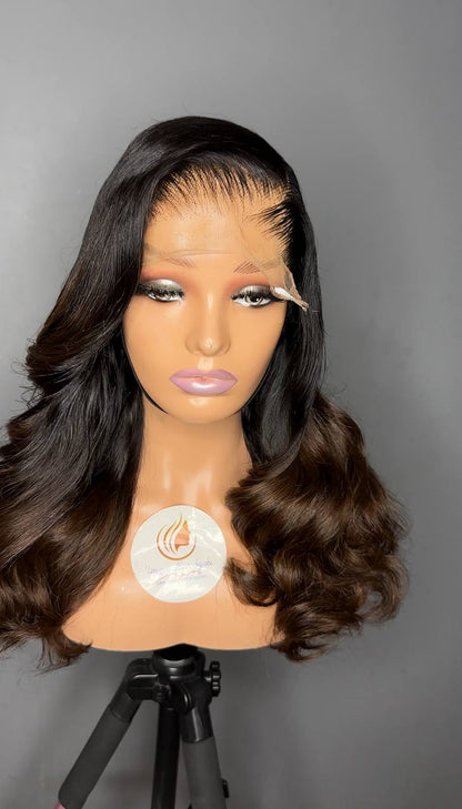 6X6 (GLUELESS WIG) SWISS LACE SDD VIRGIN BUNDLES 350GRAMMS