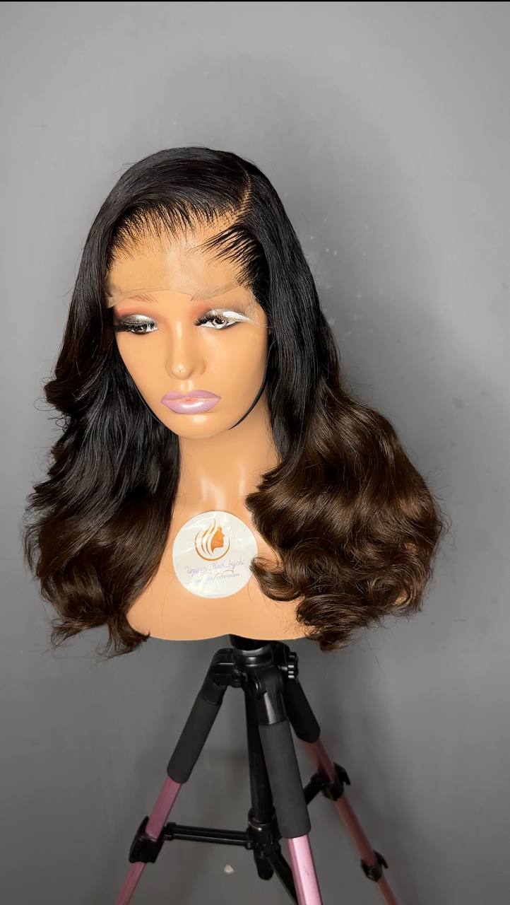 6X6 (GLUELESS WIG) SWISS LACE SDD VIRGIN BUNDLES 350GRAMMS