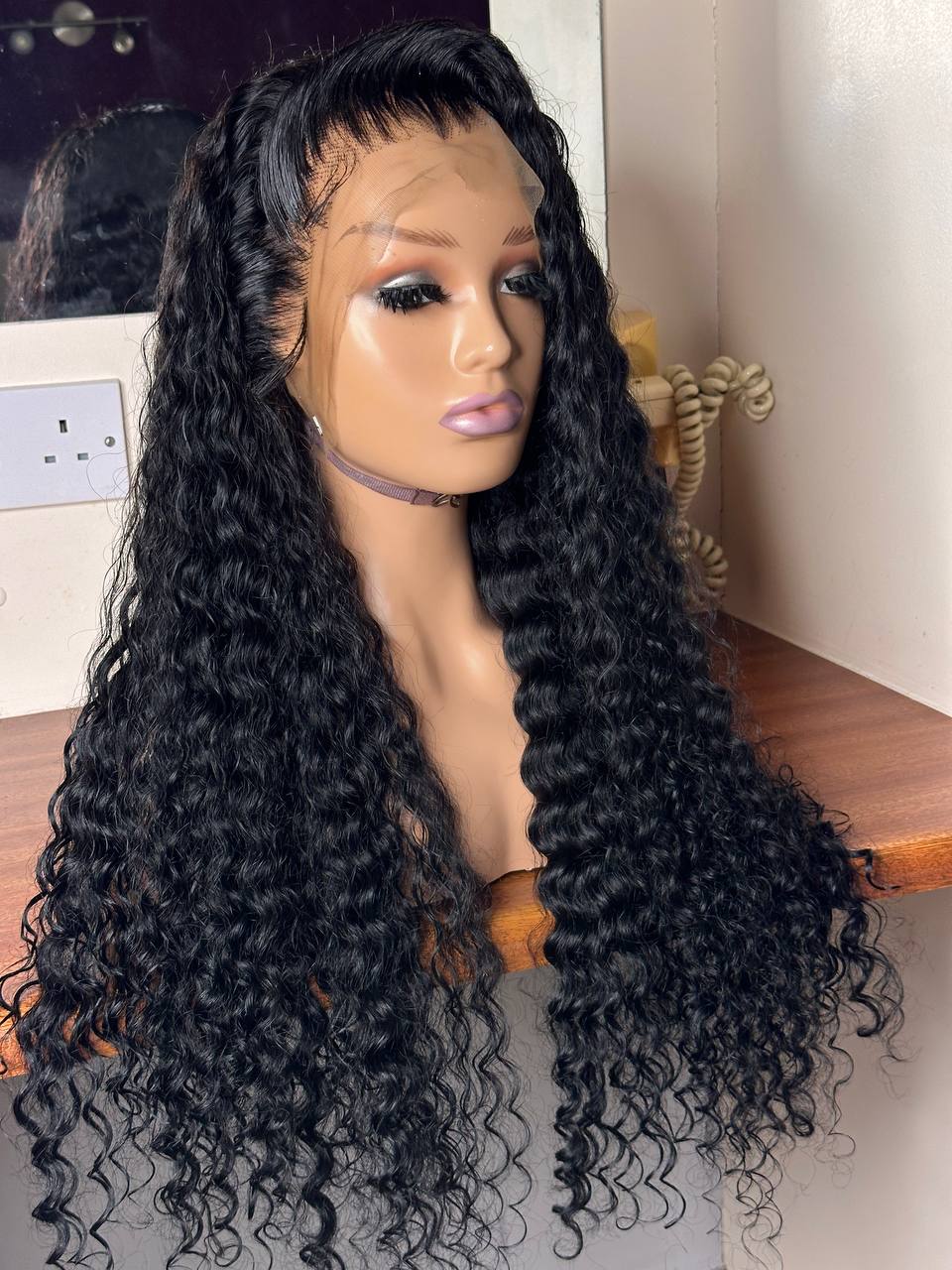 13X4 SWISS LACE SDD VIRGIN DEEP CURLS