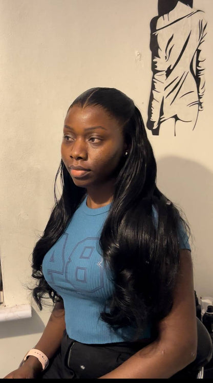 13X4 SWISS LACE SDD VIRGIN BODY-WAVE