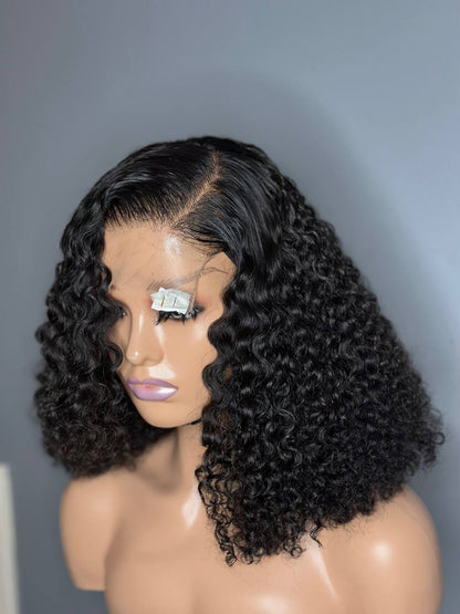 5X5 (GLUELESS WIG) SWISS LACE SDD VIRGIN KINKY CURLS