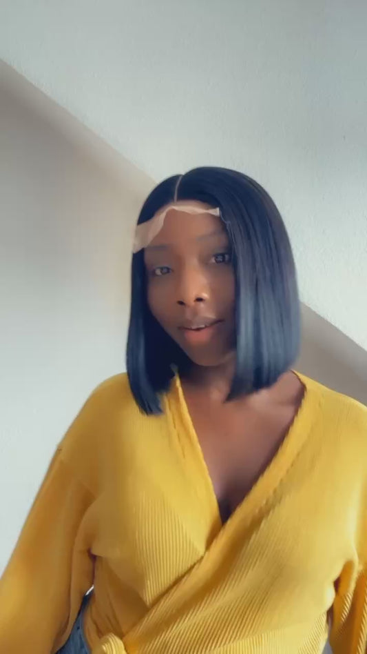 2X6 GLUELESS WIG SWISS LACE SDD VIRGIN BONE STRAIGHT