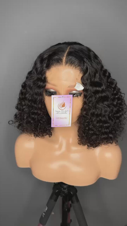 5X5 GLUELESS WIG SWISS LACEE SDD VIRGIN KINKY CURLS